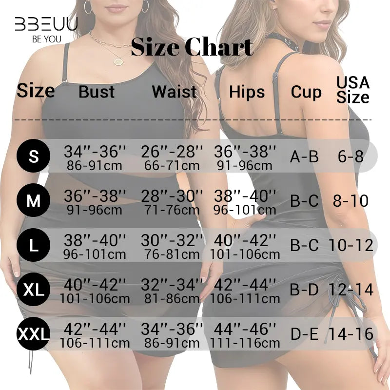 BBEUU Women'S Sexy One-Piece Swim Dress Ruched Slim Fit High-Waisted Tummy Control Mesh Detail Black/Red/Green S M L XL 2XL